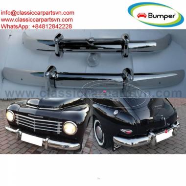 Volvo PV 444 (1947-1958) bumpers with bullhorns overriders 