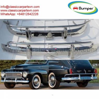 Volvo PV 544 USA type (1958-1965) bumpers by stainless steel