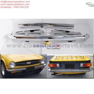 Triumph TR6 (1974-1976) bumpers without license plate shield