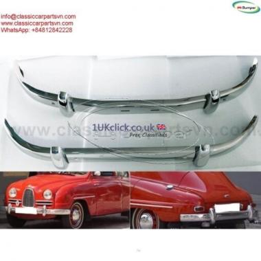 Saab 93 (1956-1959) bumpers full set new by stainless steel